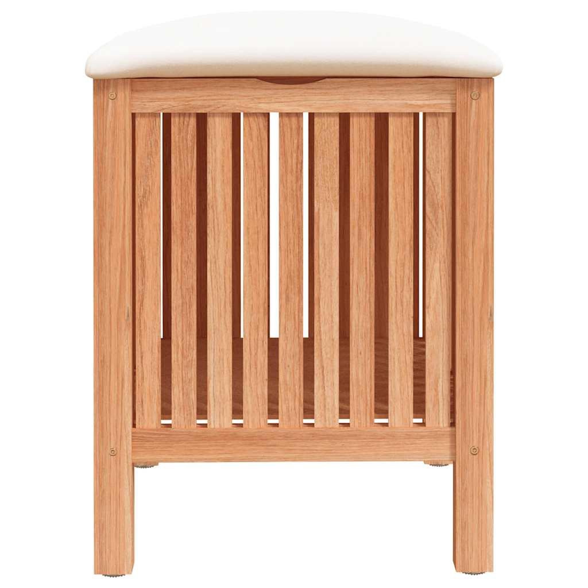 Voir la diapositive 5 : VIDAXL Tabouret de salle de bain 40,5x40x52 cm bois massif de noyer
