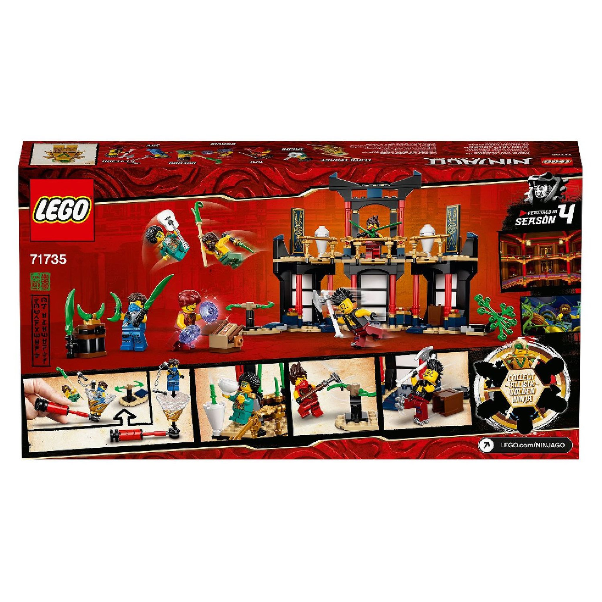 Voir la diapositive 8 : LEGO Ninjago 71735 - Le tournoi des éléments