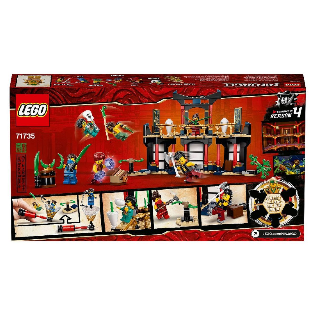 LEGO Ninjago 71735 - Le tournoi des éléments