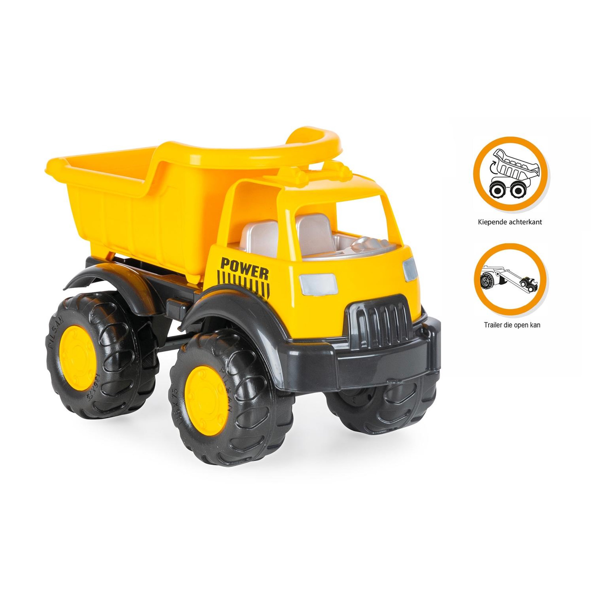 Voir la diapositive 2 : PILSAN Camion benne de chantier 49 cm