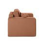 Voir la diapositive 2 : BEST MOBILIER Topaze - fauteuil - en tissu bouclette