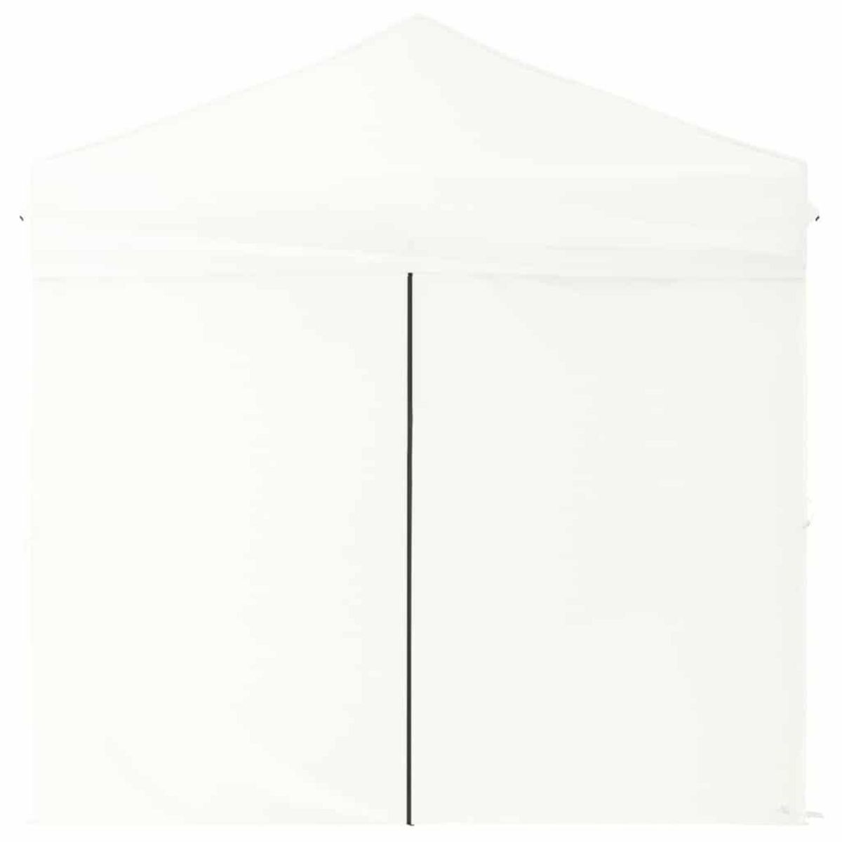 VIDAXL Tente de reception pliable avec parois Blanc 2x2 m