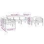Voir la diapositive 6 : VIDAXL Salon de jardin 7 pcs avec coussins Aluminium Anthracite