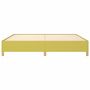 Voir la diapositive 5 : VIDAXL Cadre de lit sans matelas vert 200x200 cm tissu