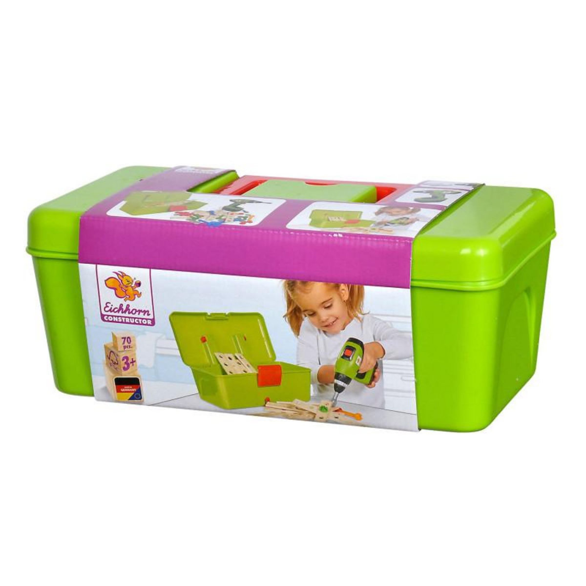 Eichhorn Eichhorn Constructor Tool box with drill, 70 pcs.