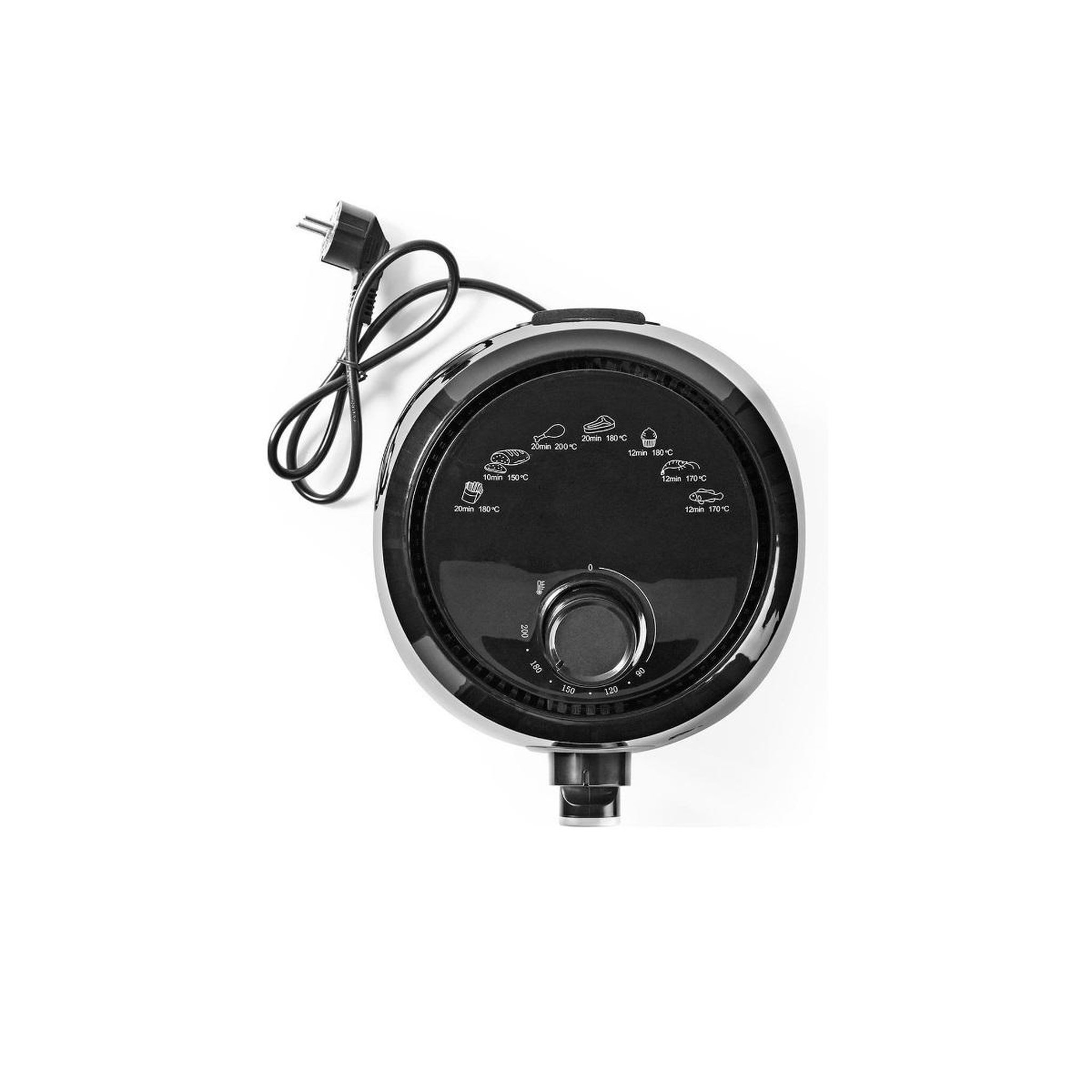 Voir la diapositive 4 : NEDIS Friteuse sans huile 2.4l 1000w noir - kaaf120fbk