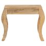 Voir la diapositive 2 : VIDAXL Table d'appoint 45x45x40 cm Bois de manguier massif