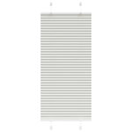 VIDAXL Store plisse gris clair 65x150 cm largeur du tissu 64,4 cm