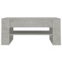 Voir la diapositive 3 : VIDAXL Table basse Gris beton 102x55x45 cm Bois d'ingenierie