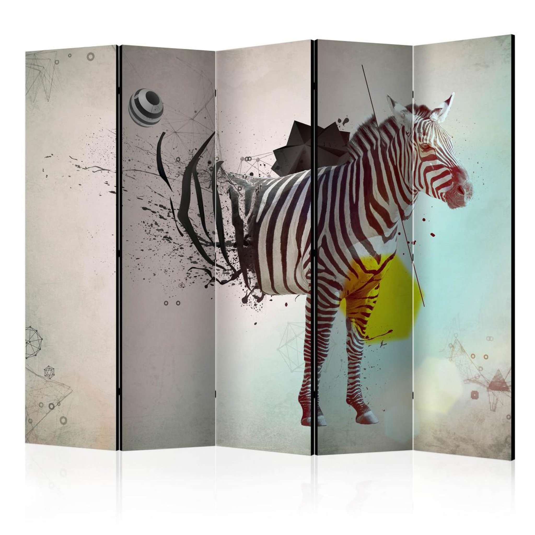 Paris Prix Paravent 5 volets  in disharmony with nature  172x225cm