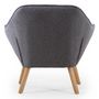Voir la diapositive 3 : Paris Prix Fauteuil Scandinave Matelassé  Taon  83cm Gris