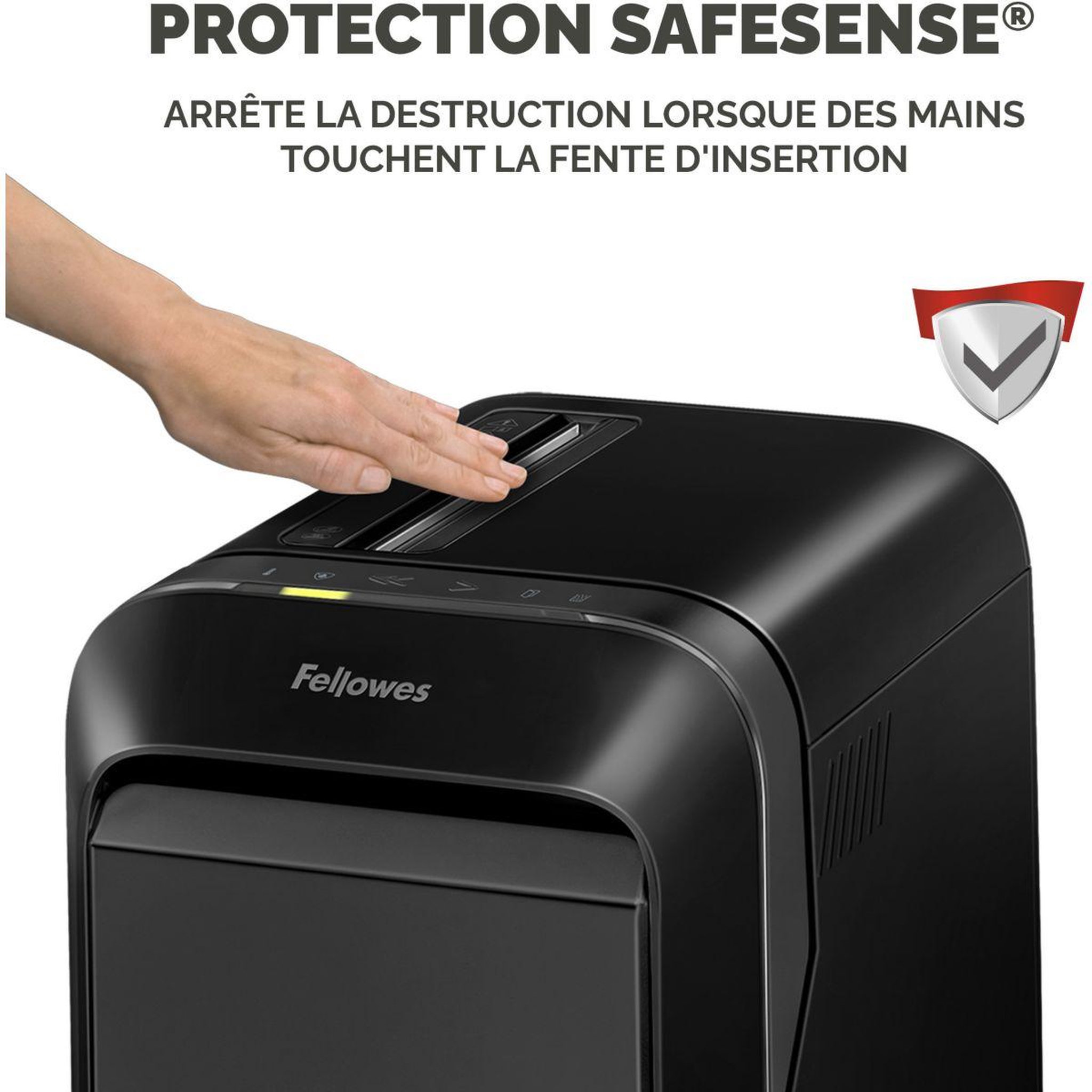 Voir la diapositive 5 : Fellowes Destructeur MICROSHRED LX220 NOIR