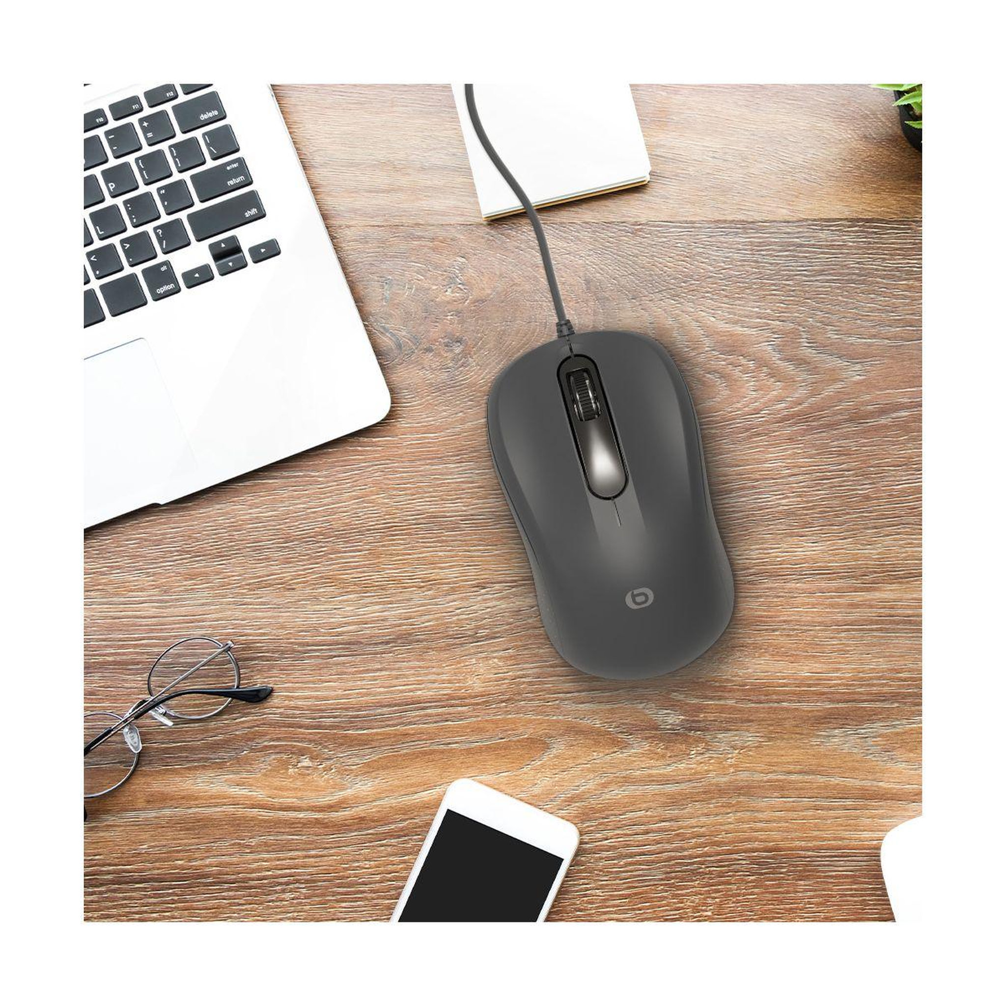Voir la diapositive 4 : ESSENTIEL B Souris filaire ecological noire