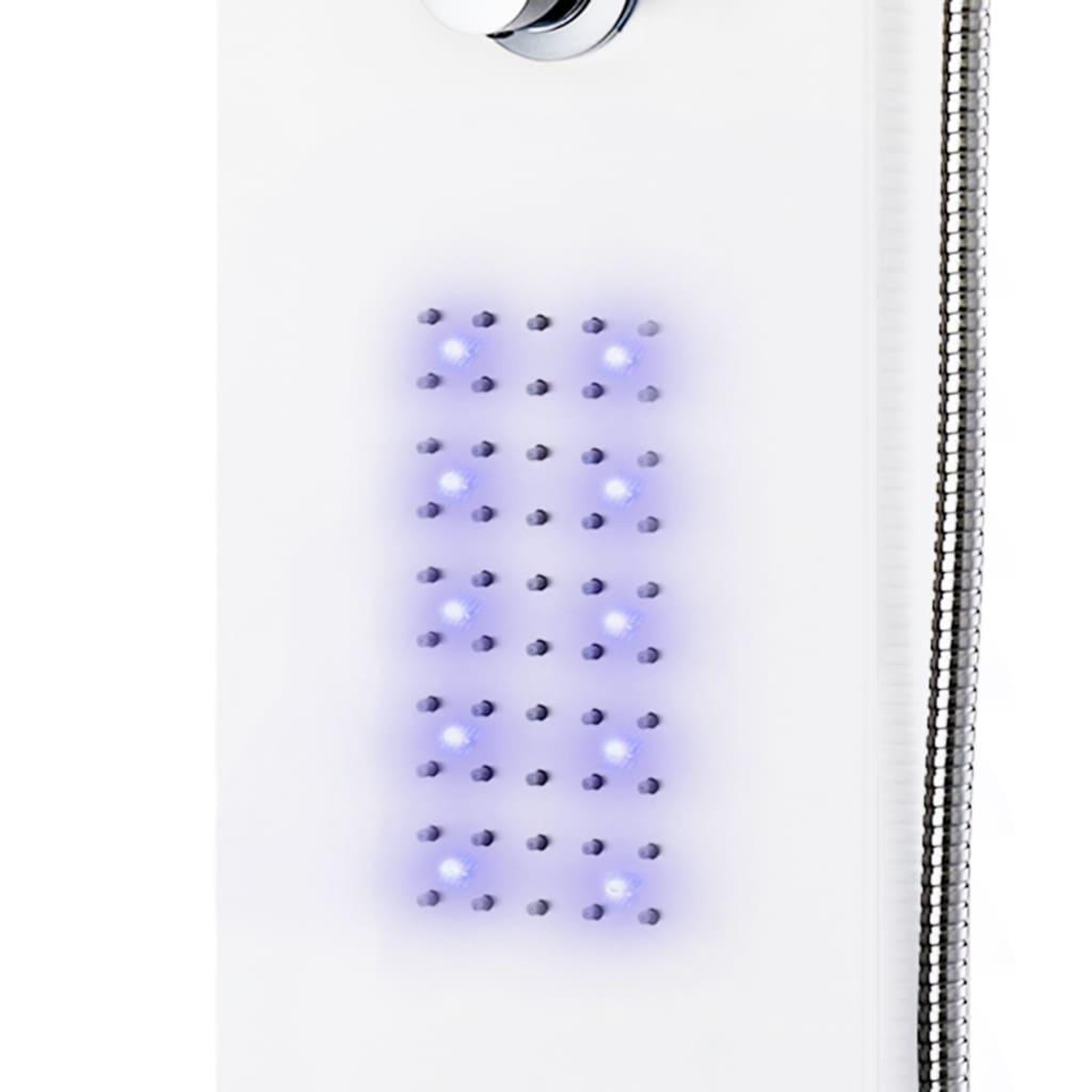 Voir la diapositive 4 : VIDAXL Panneau de douche aluminium 20x44x130 cm blanc