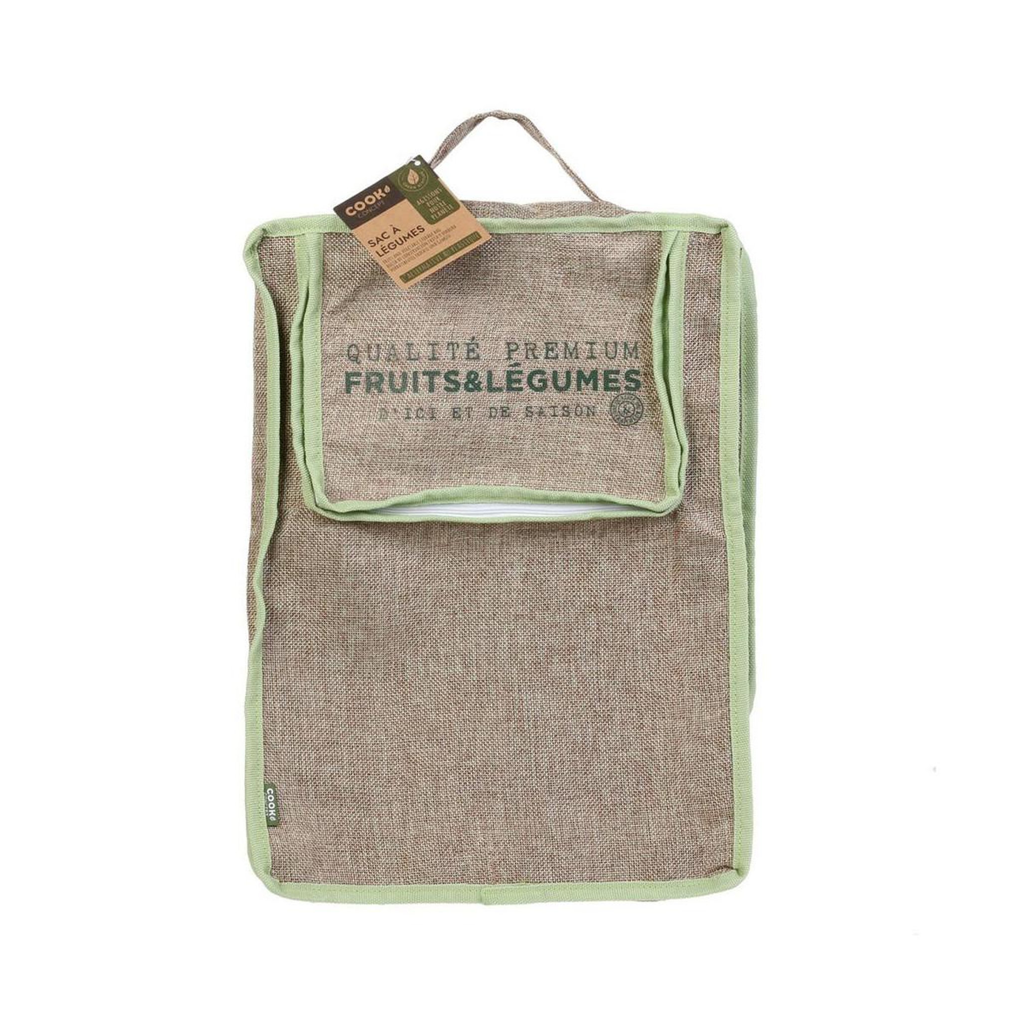 Voir la diapositive 4 : COOK CONCEPT Sac de conservation  fruits & légumes  46cm naturel