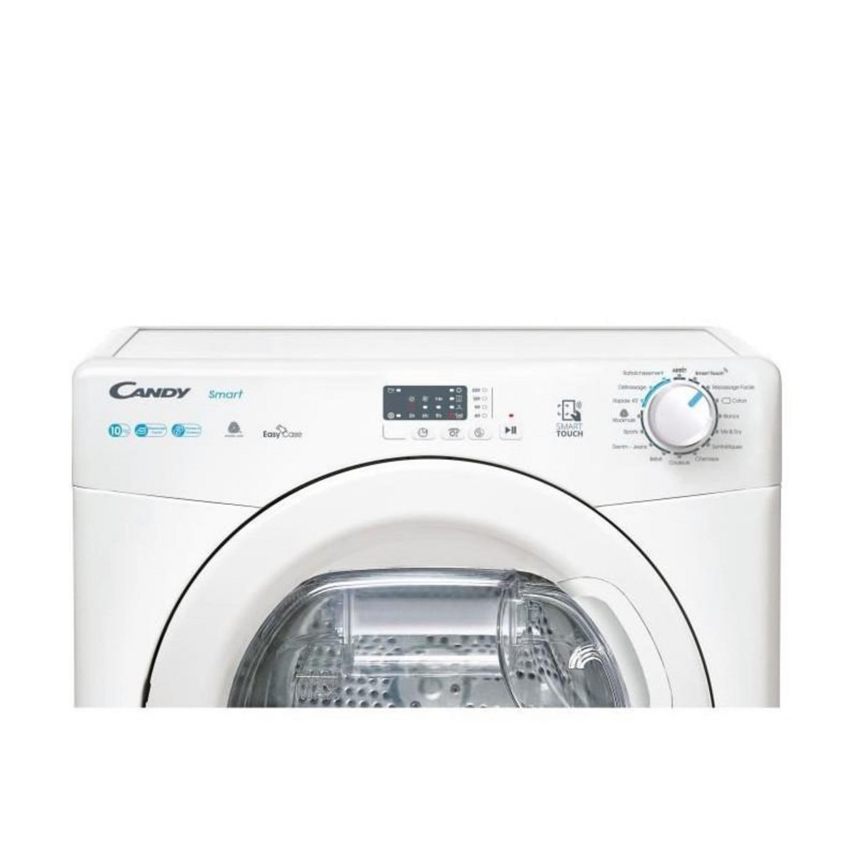 Candy Seche-linge pompe a chaleur CANDY Smart CSE H10A1LE-47 - 10 kg - Connecté - 15 programmes - 66dB - Classe A+