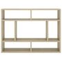 Voir la diapositive 4 : VIDAXL Etagere murale Chene sonoma 75x16x55 cm Bois d'ingenierie