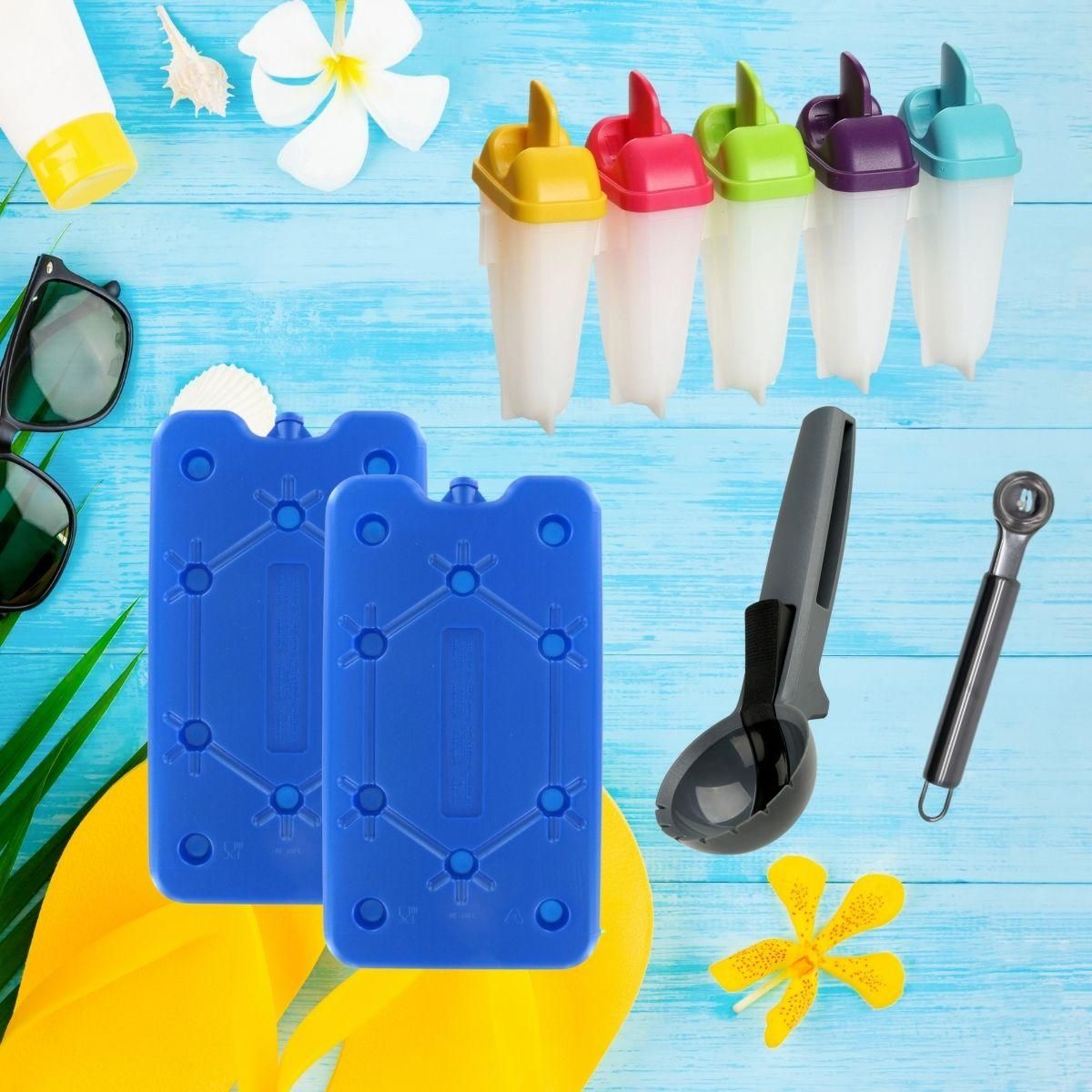 Fackelmann Ensemble de 5 pièces indispensables pour l'été Fackelmann