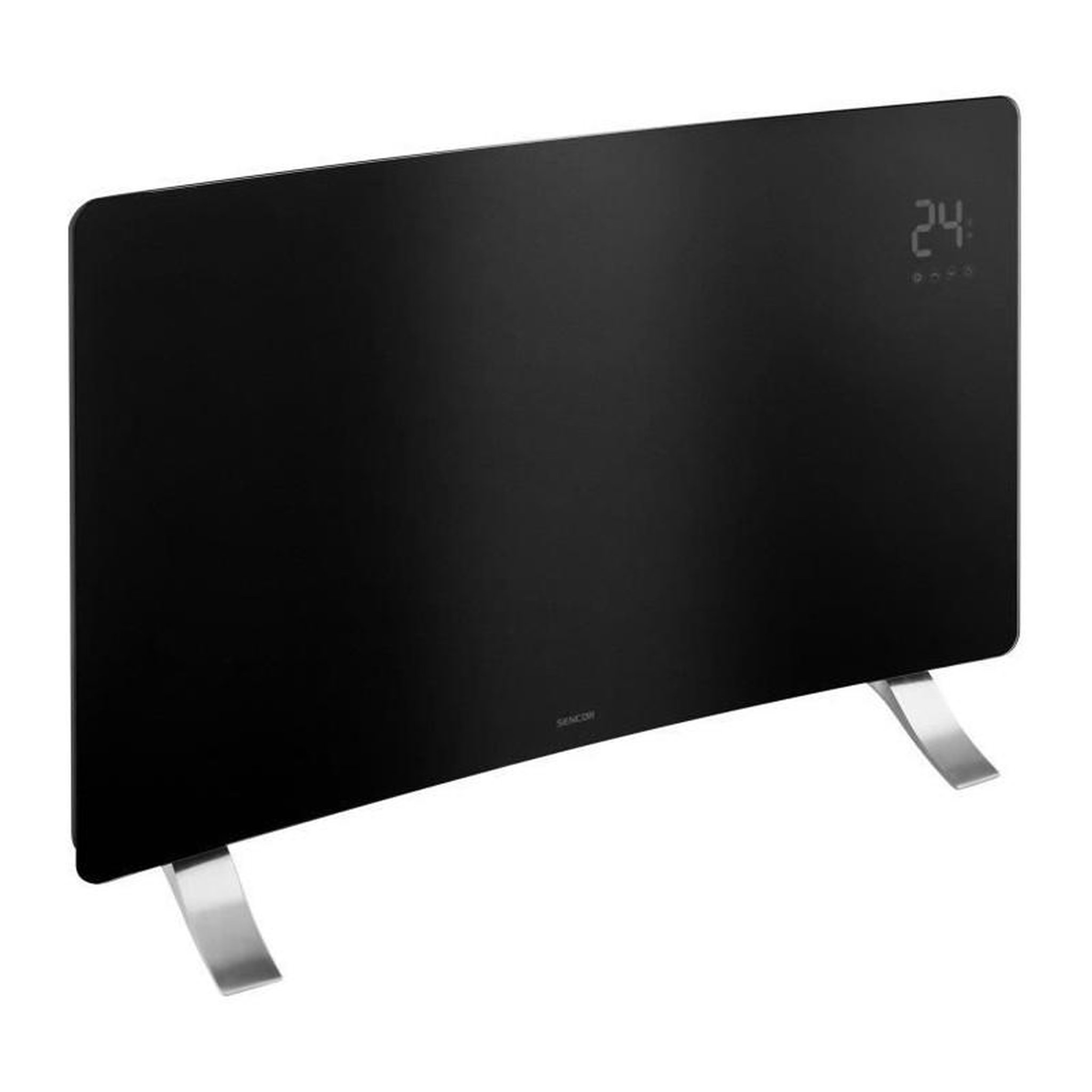 Voir la diapositive 5 : SENCO Radiateur intelligent Wi-Fi en verre - SENCOR - SCF 4741BK - 2400 W - 2 niveaux - Thermostat - Noir