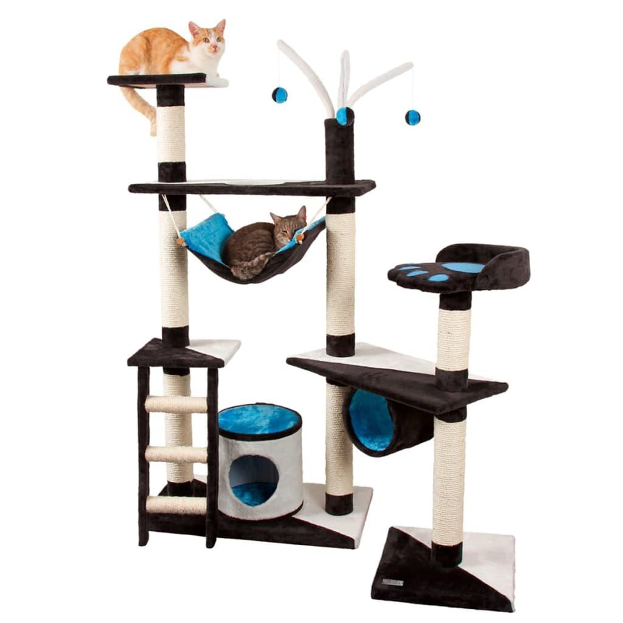 Voir la diapositive 3 : KERBL Kerbl Arbre a chats Creativ 150 cm Bleu 81505