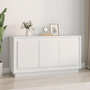 Voir la diapositive 1 : VIDAXL Buffet blanc 102x35x55 cm bois d'ingenierie