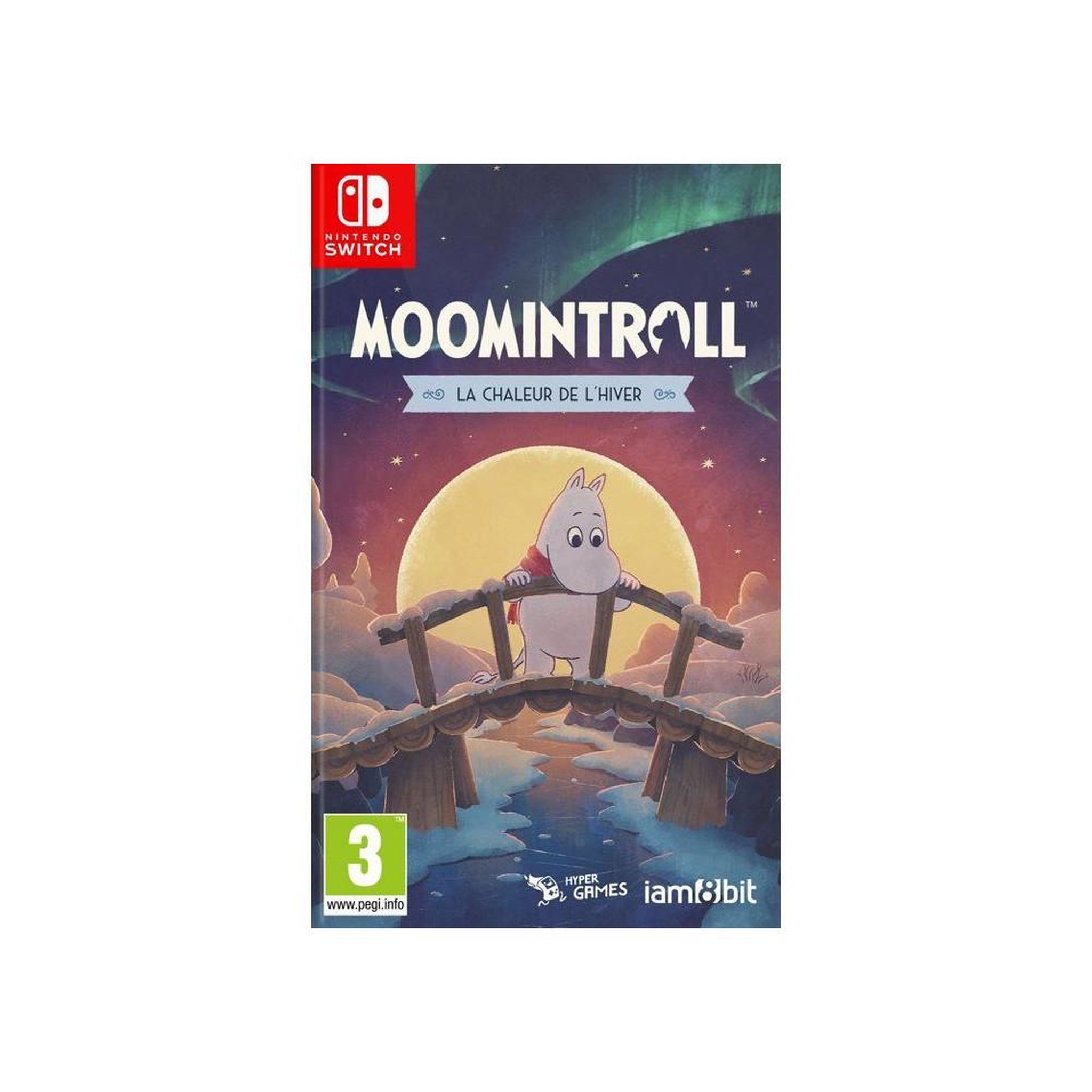 Just for games Jeu nintendo switch moomintroll : la chaleur de l'hiver, aventure hivernale illustrée, mode 2 joueurs en auto-co-op, packaging français