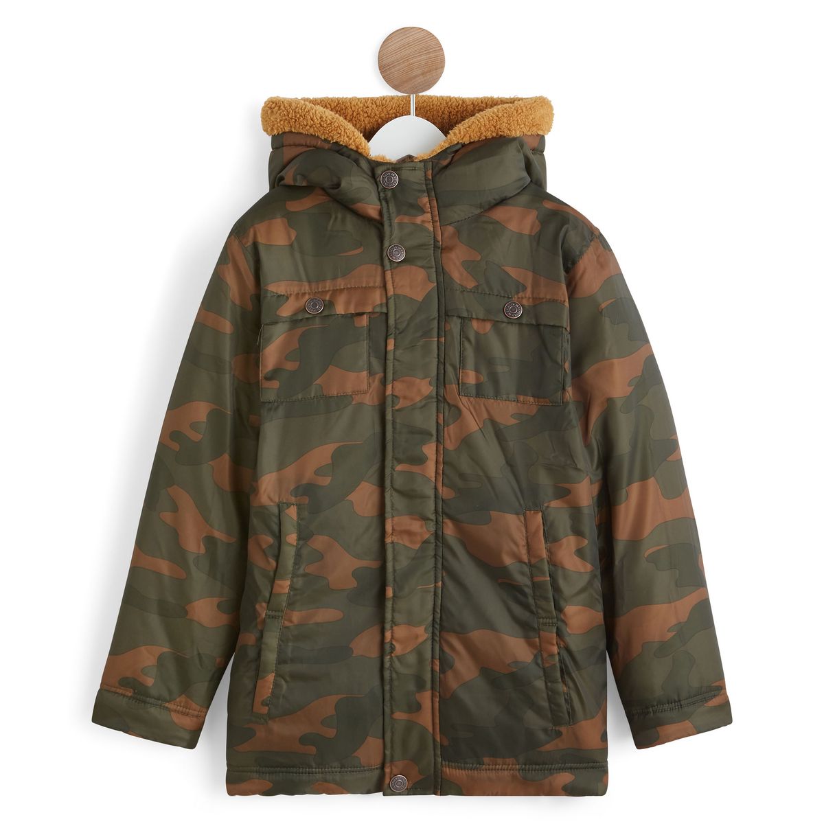 IN EXTENSO Parka avec col snood garçon