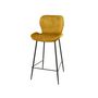 Voir la diapositive 2 : LISA DESIGN Basti - lot de 4 tabourets de bar - en velours doré