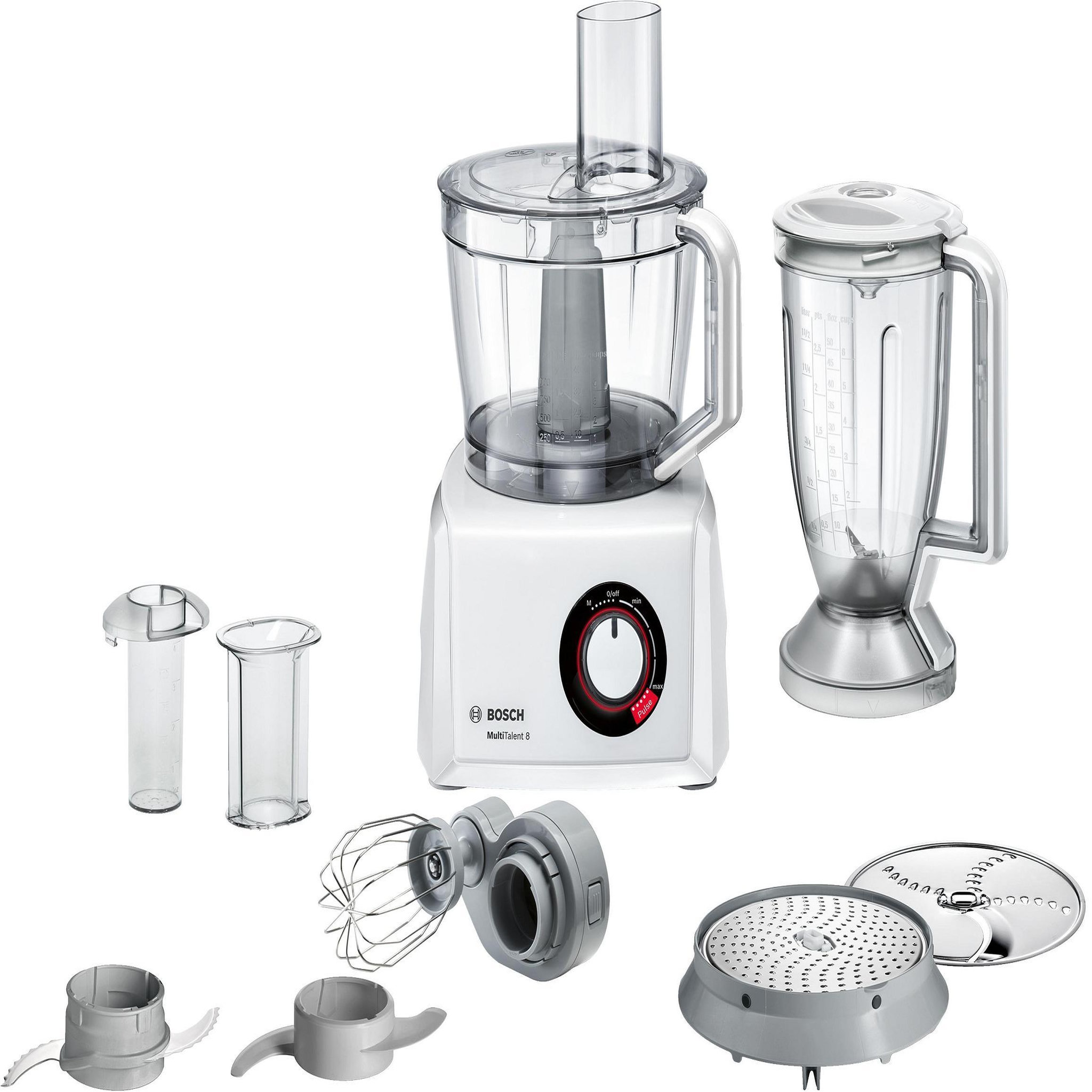 BOSCH Robot multifonction 3,9l 1000w et blender 1,5l - MC812W501