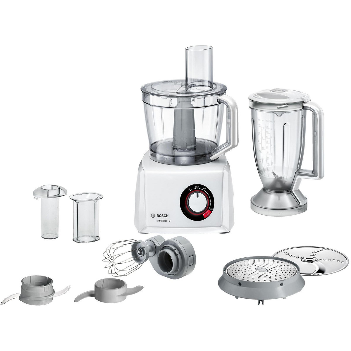 BOSCH Robot multifonction 3,9l 1000w et blender 1,5l - mc812w501