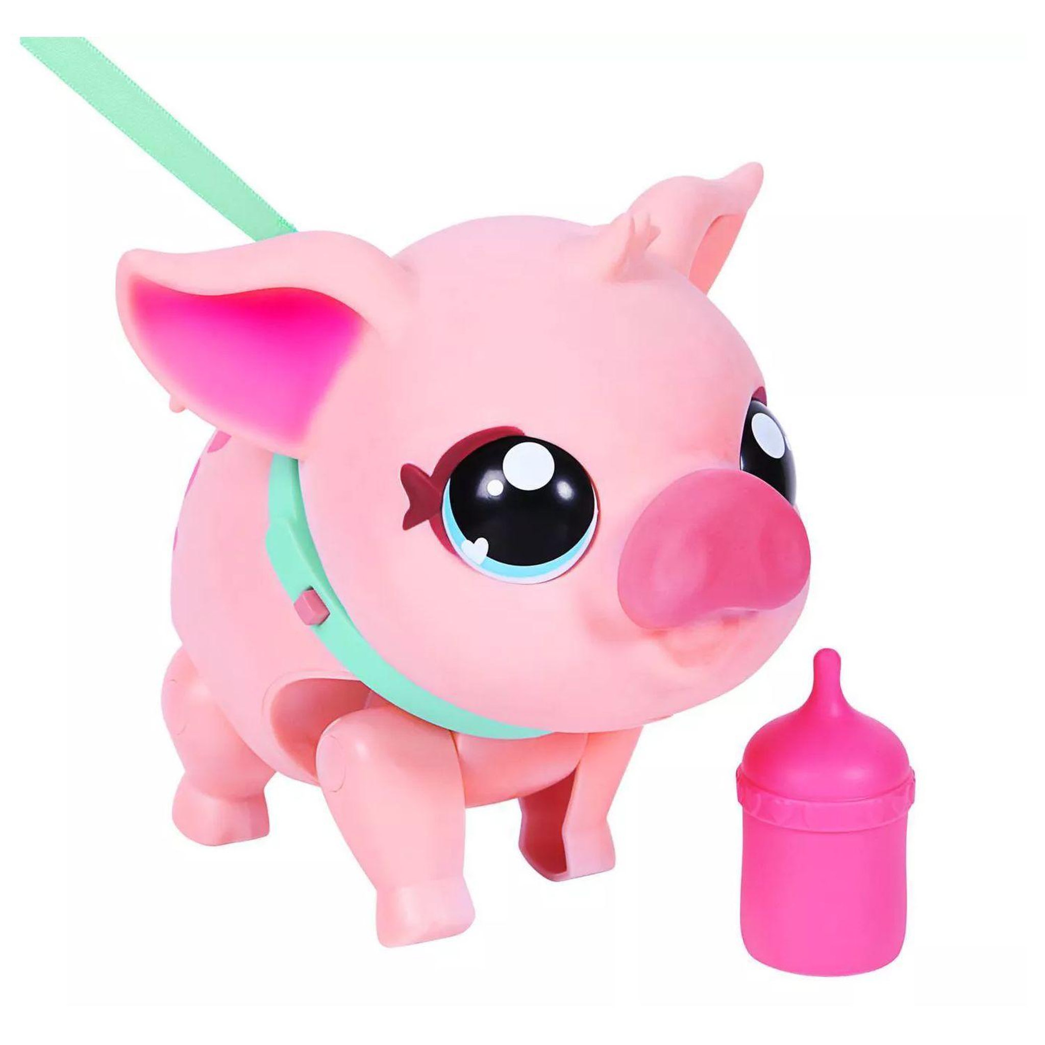 Voir la diapositive 2 : MOOSE TOYS Little Live Pets Mon petit cochon de compagnie Piggly