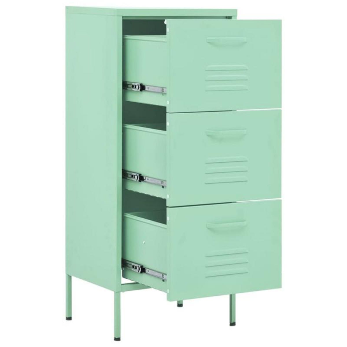 VIDAXL Armoire de rangement Vert menthe 42,5x35x101,5 cm Acier