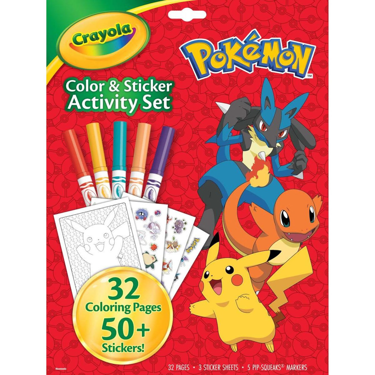 Crayola pokémon kit d'activités et couleurs