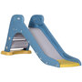 Voir la diapositive 1 : HOMCOM Toboggan pour enfants intérieur extérieur avec marches antidérapantes - HDPE - dim.145L x 45l x 63H cm