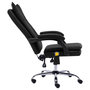 Voir la diapositive 5 : VIDAXL Chaise de bureau de massage Noir Similicuir