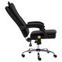 Voir la diapositive 5 : VIDAXL Chaise de bureau de massage Noir Similicuir