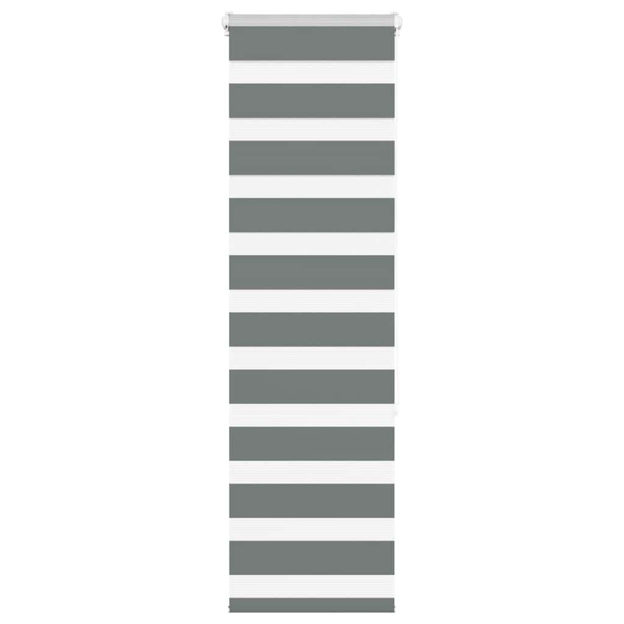 VIDAXL Store zebre gris fonce largeur du tissu 35,9 cm polyester