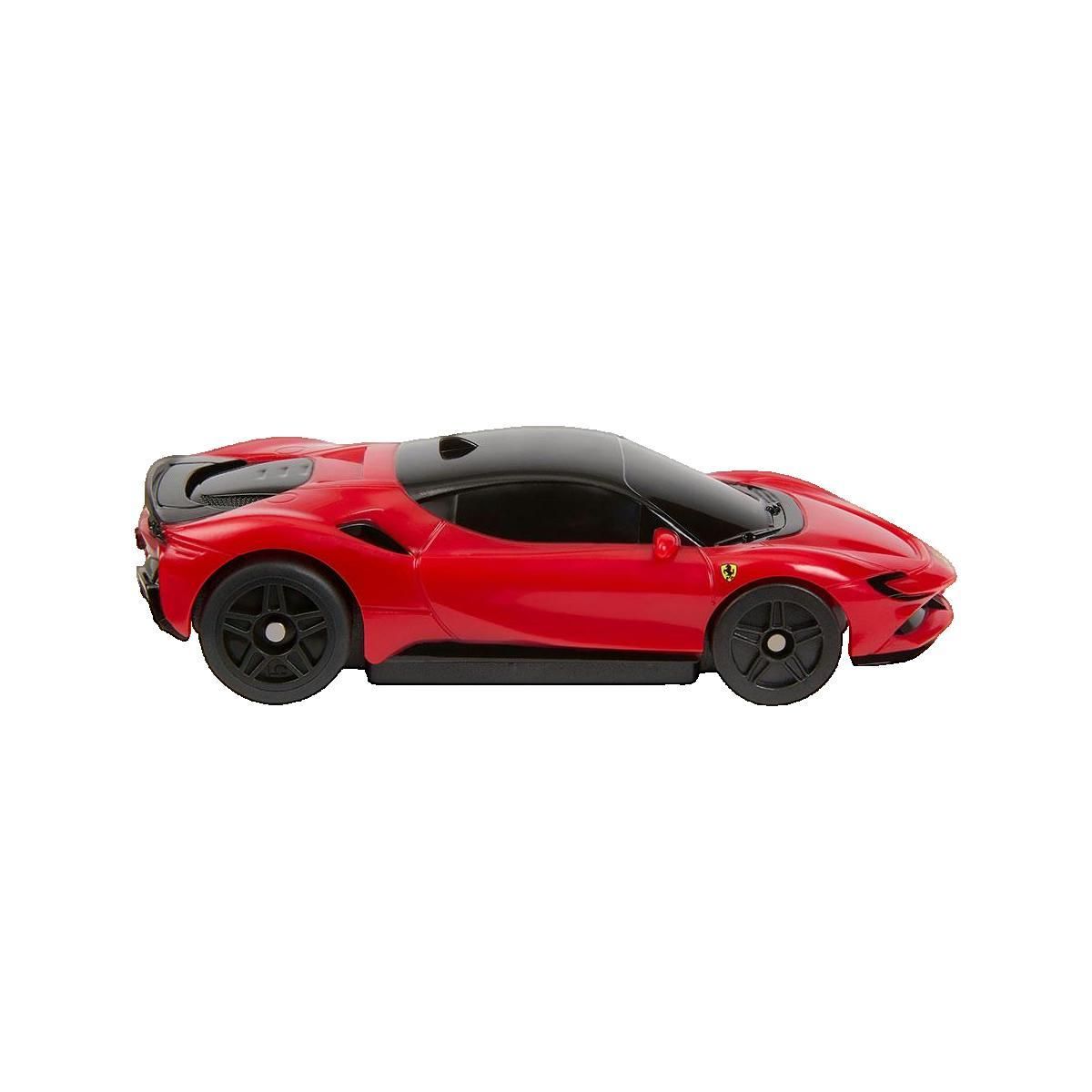 Hot Wheels Voiture radiocommandée Mattel Hot Wheels Ferrari SF90 Stradale Assetto Fiorano rouge