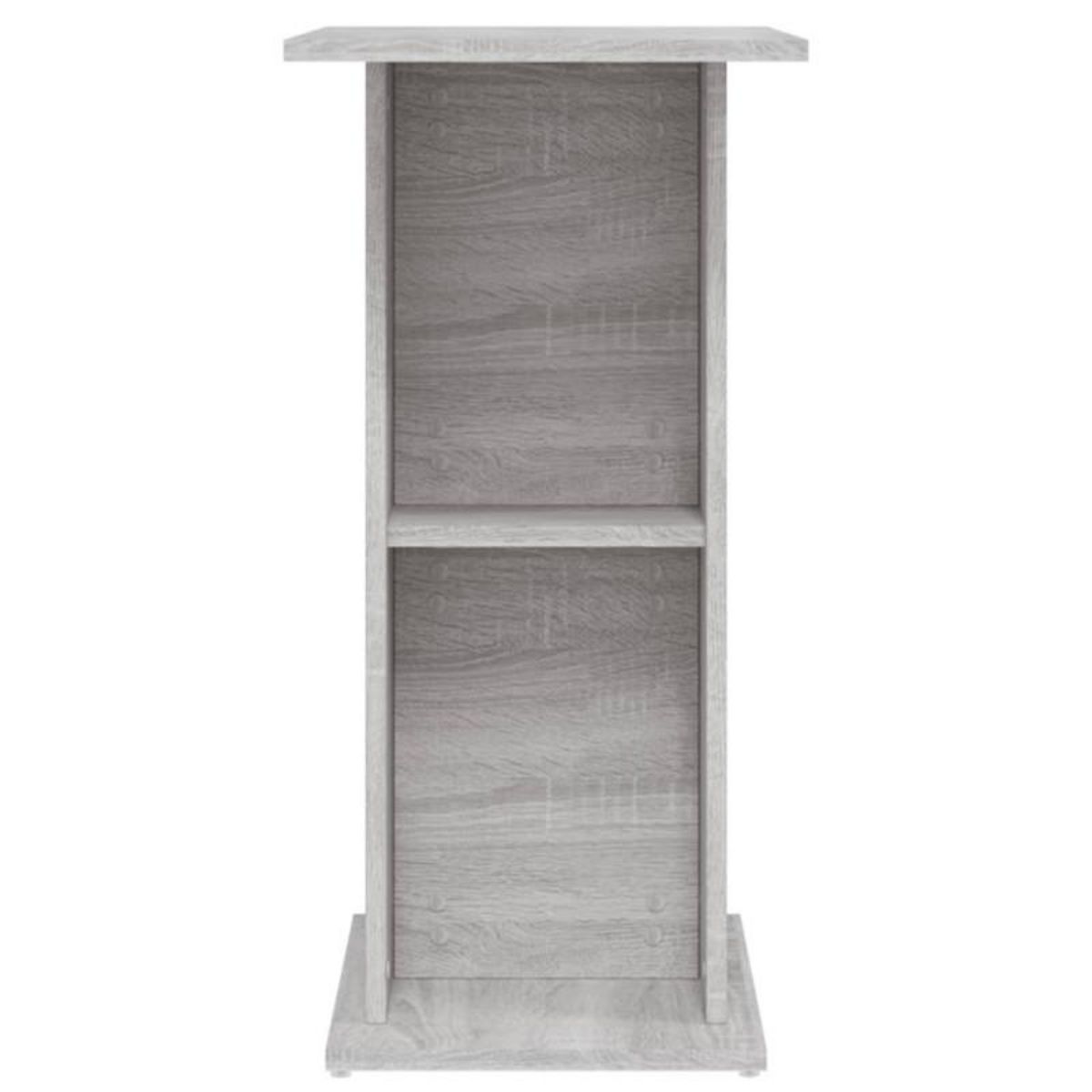 VIDAXL Support d aquarium sonoma gris 60,5x36x72,5cm bois d ingénierie