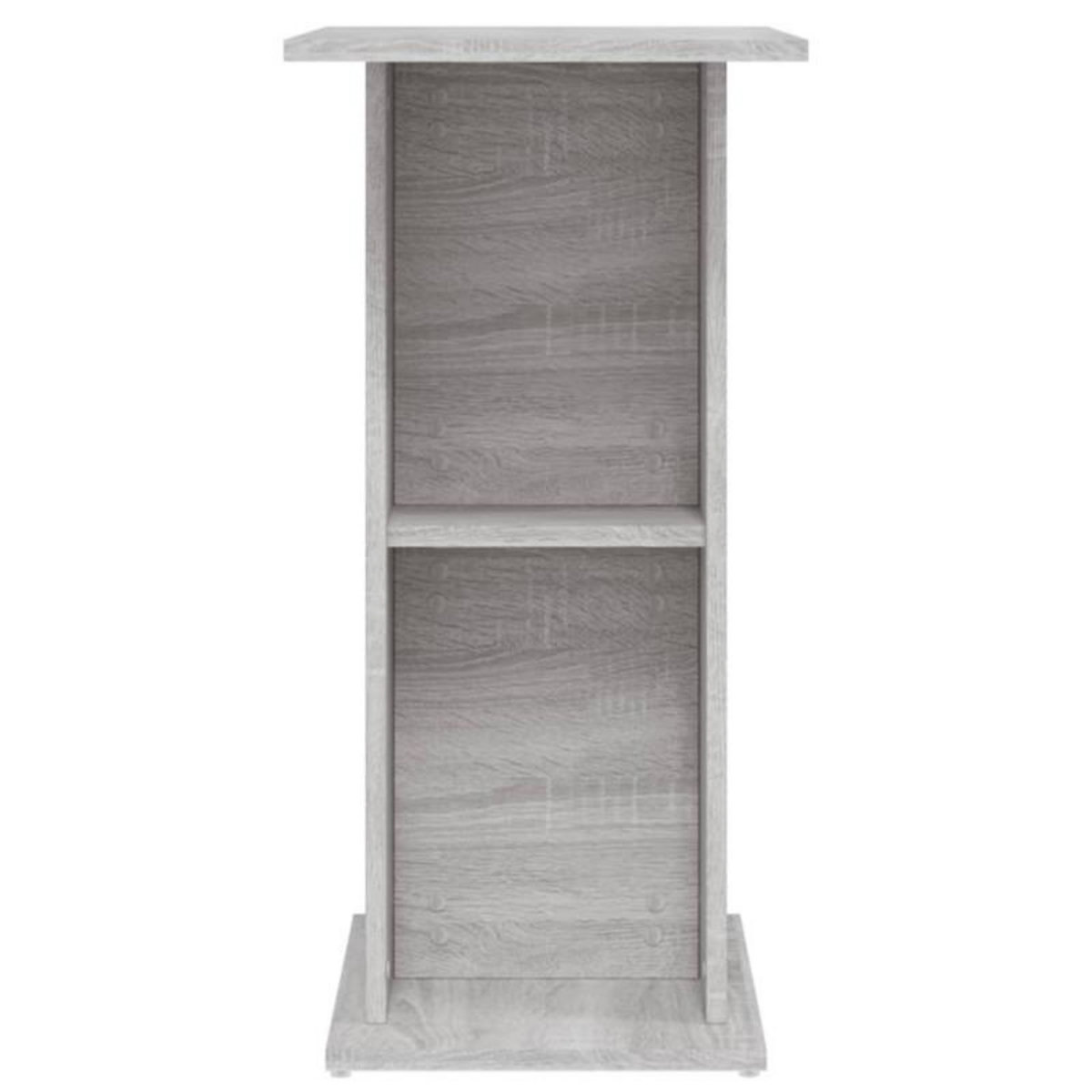 VIDAXL Support d aquarium sonoma gris 60,5x36x72,5cm bois d ingénierie