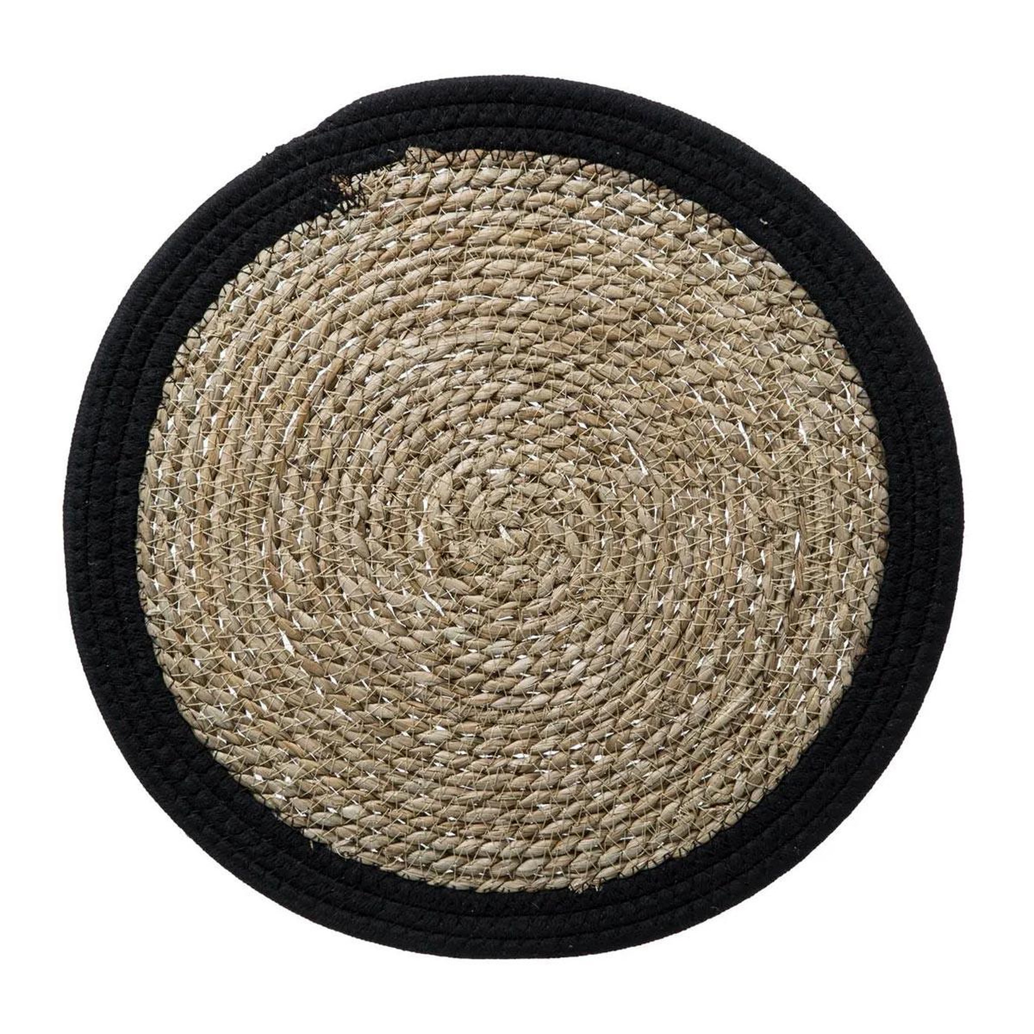 SECRET DE GOURMET Set de table déco  happy pop  38cm noir
