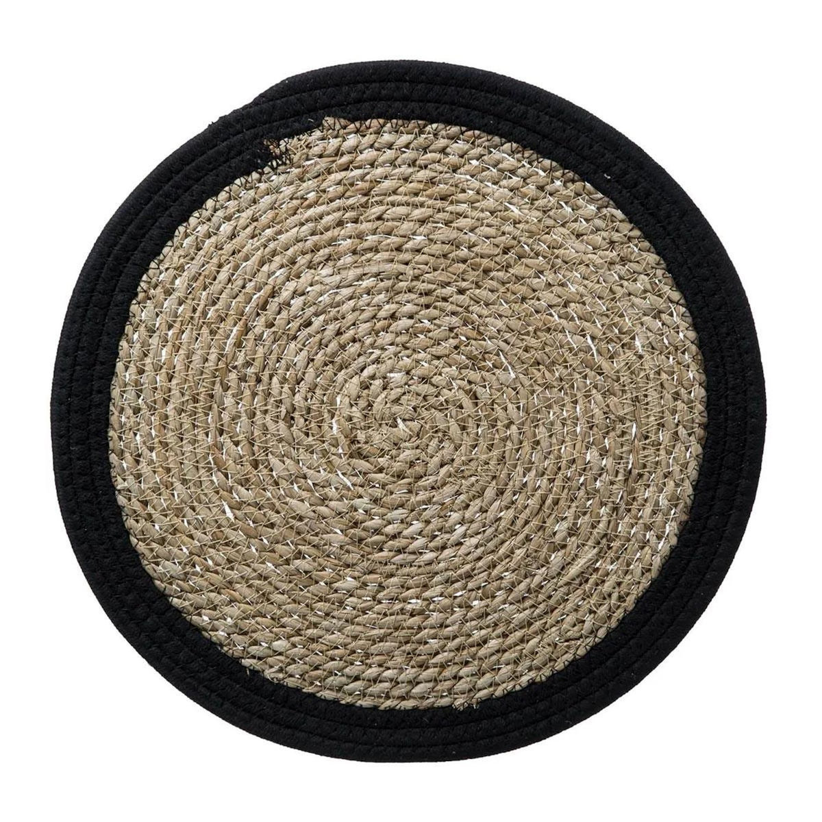 SECRET DE GOURMET Set de Table Déco  Happy Pop  38cm Noir
