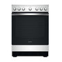 Voir la diapositive 1 : Indesit Cuisinière vitrocéramique 69l 4 feux noir/inox - IS67V5PCX/E