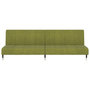 Voir la diapositive 5 : VIDAXL Canape-lit a 2 places vert clair velours