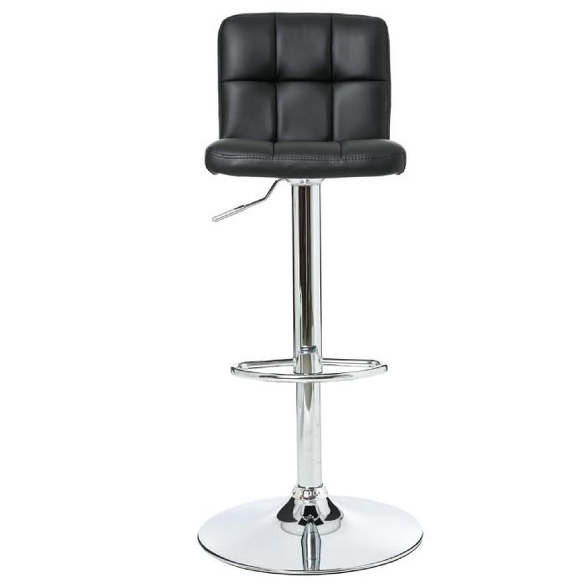 Voir la diapositive 2 : ATMOSPHERA Lot de 2 Tabourets de Bar  Delek  89cm Noir