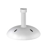 CENTRALE BRICO Pied de parasol lesté blanc en béton, 20kg, L 45 x l 45 x H 11 cm
