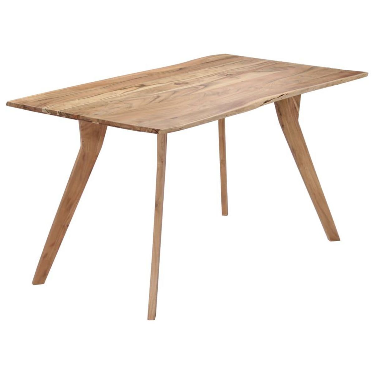 VIDAXL Table de salle a manger 140x80x76 cm Bois d'acacia massif