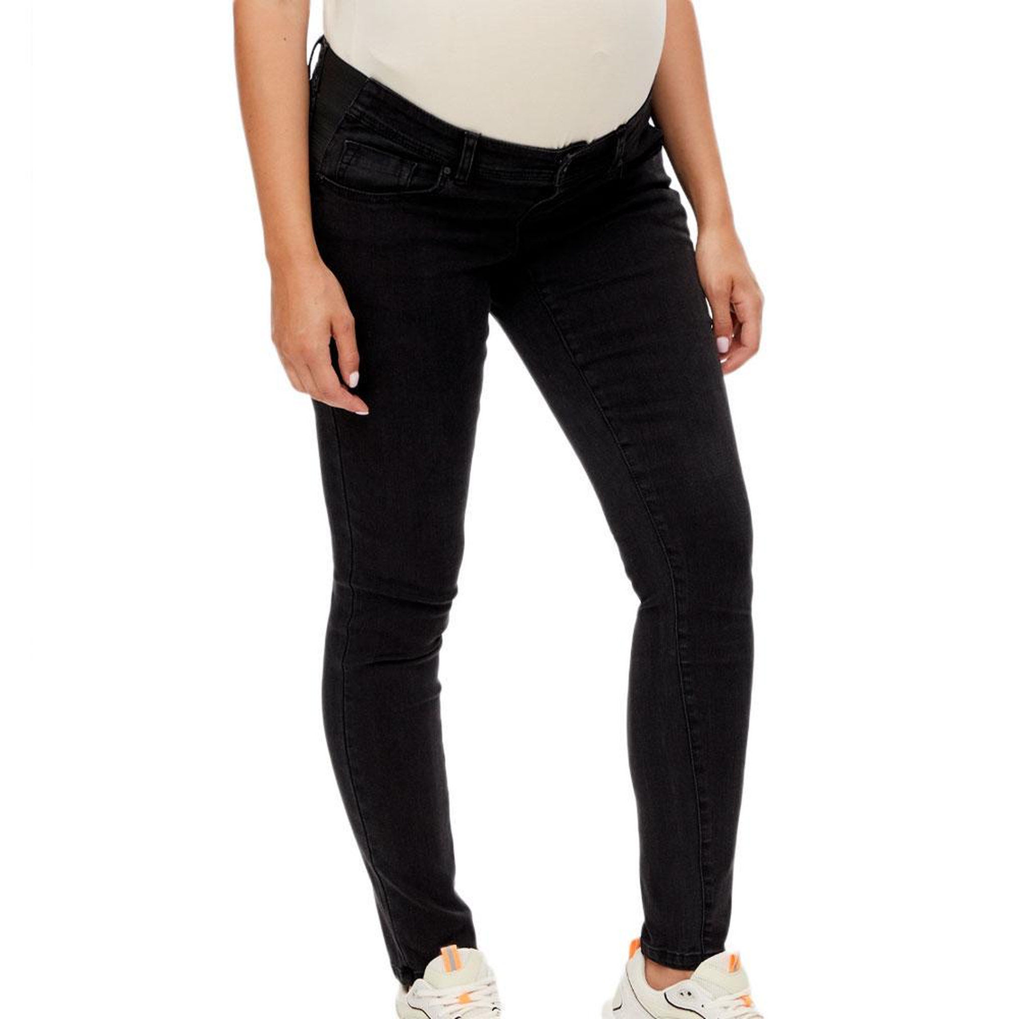 Voir la diapositive 2 : MAMALICIOUS Jean Slim  de Grossesse Mamalicious Elastics