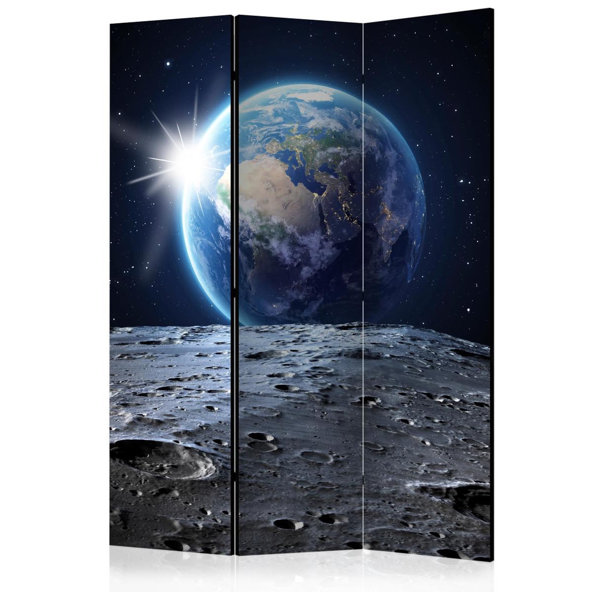 Paris Prix Paravent 3 volets  view of the blue planet  135x172cm