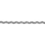 Rayher Paillettes Tape Wave, argent, 15mm, Rouleau 5m
